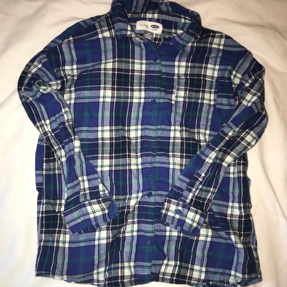 Old Navy Kids plaid shirt